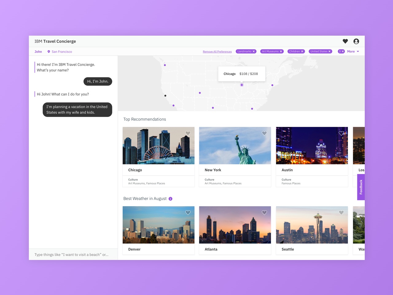 IBM Travel Concierge